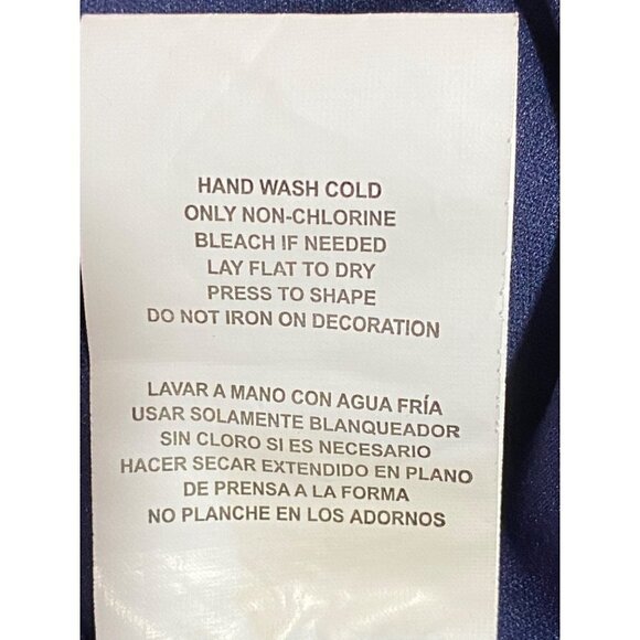 Alter'd State Navy Swing Dress with Crocheted Neckline and Hem Size Medium - Picture 10 of 10